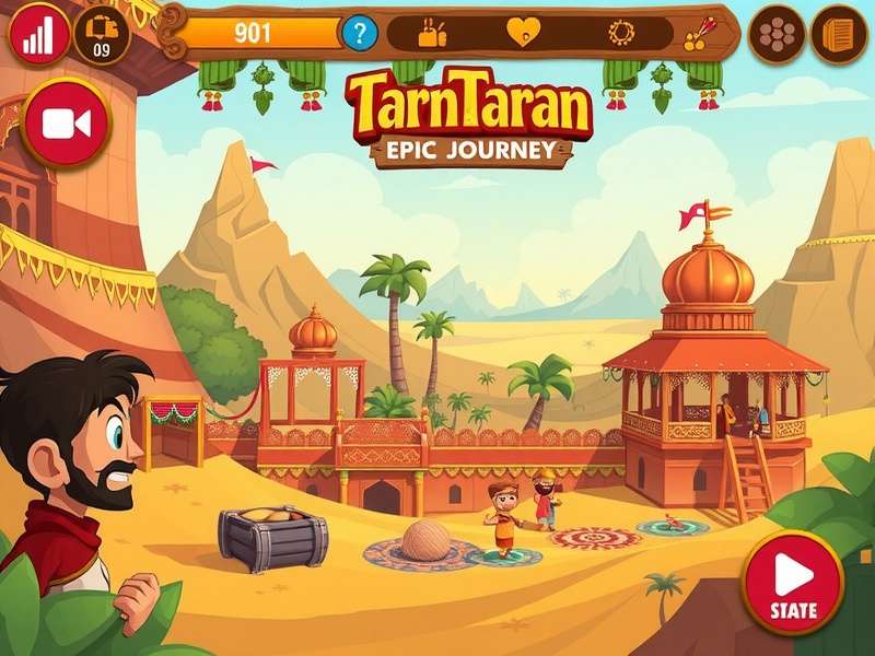 Tarn Taran Epic Journey puzzle solving interface